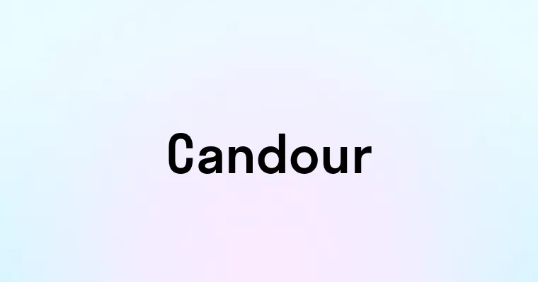 Candour