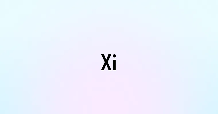 Xi