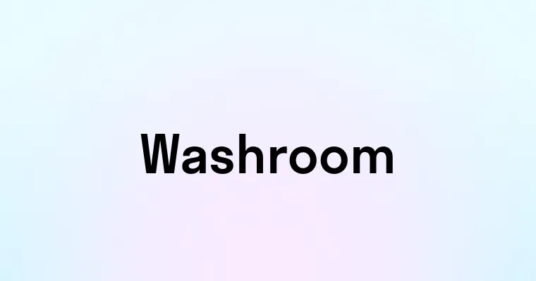 Washroom