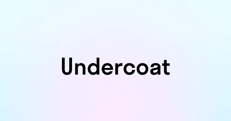 Undercoat