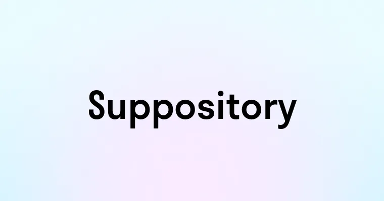 Suppository