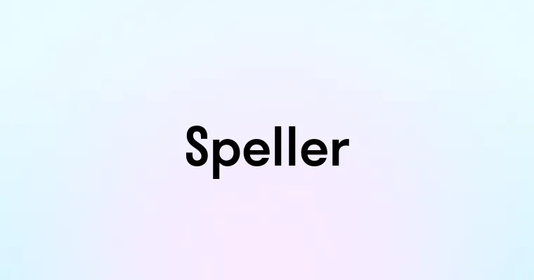 Speller