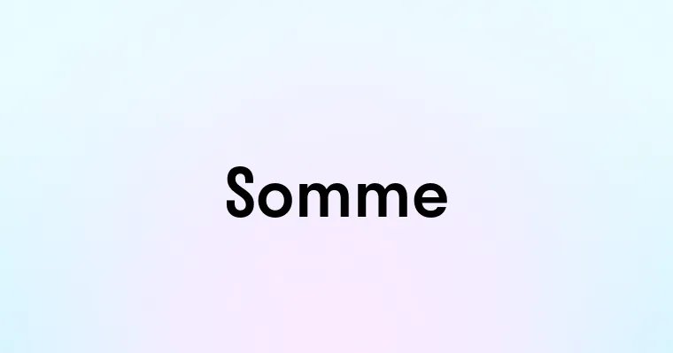 Somme