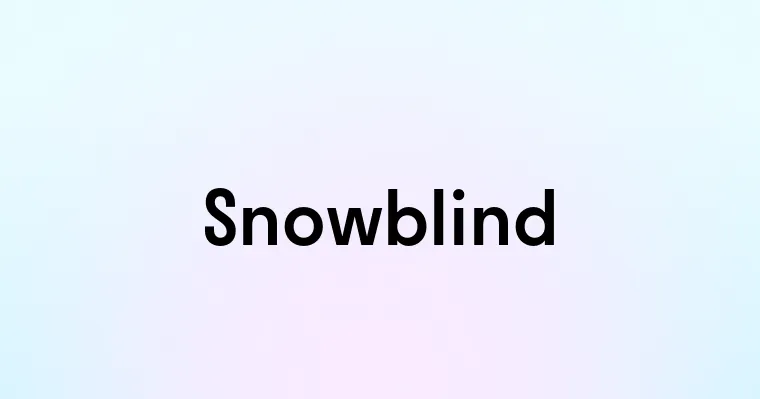 Snowblind