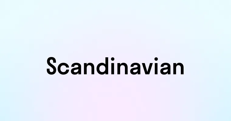 Scandinavian