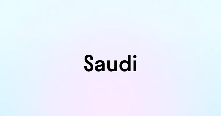 Saudi