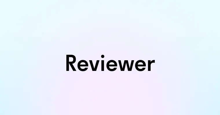 Reviewer