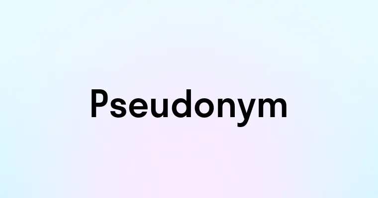 Pseudonym