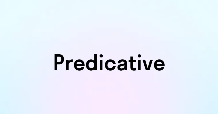 Predicative