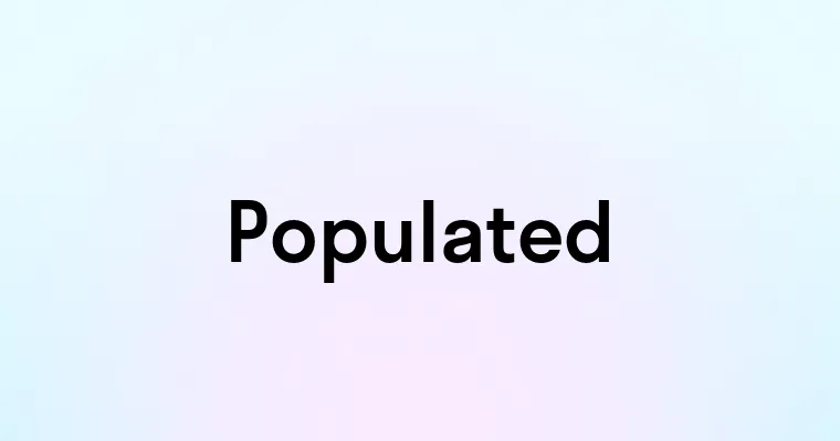 Populated