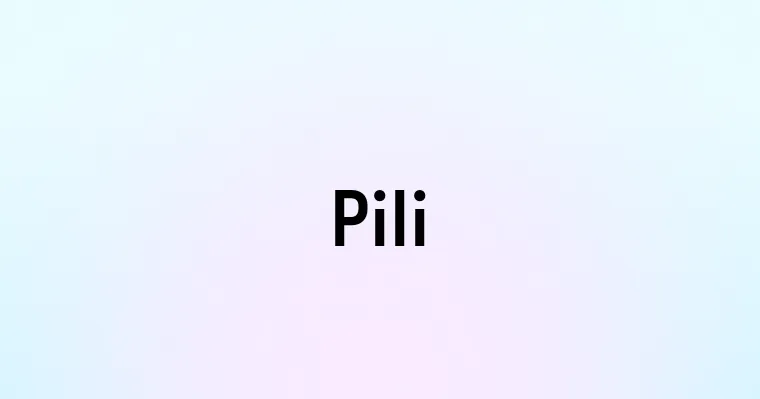 Pili