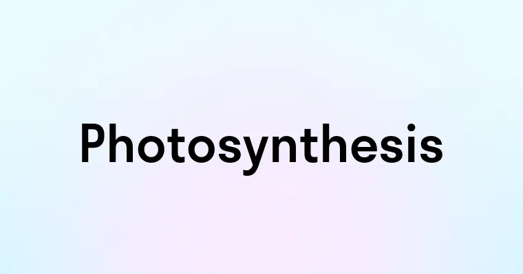 Photosynthesis