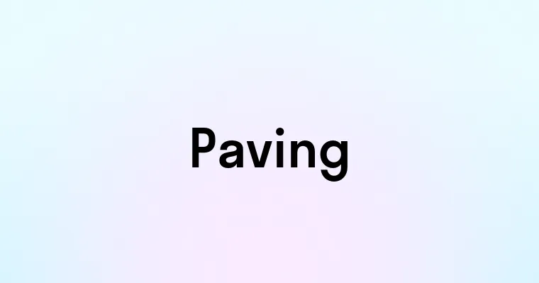 Paving