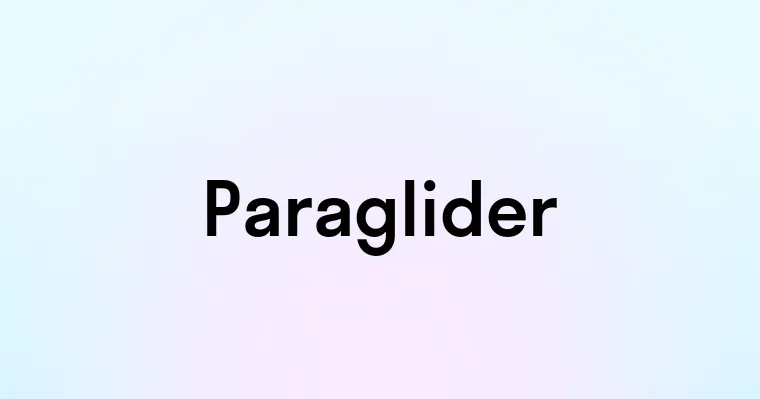 Paraglider