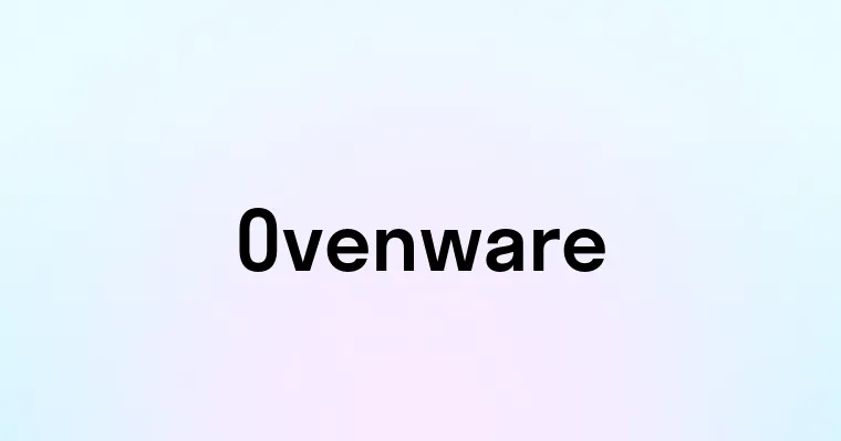 Ovenware