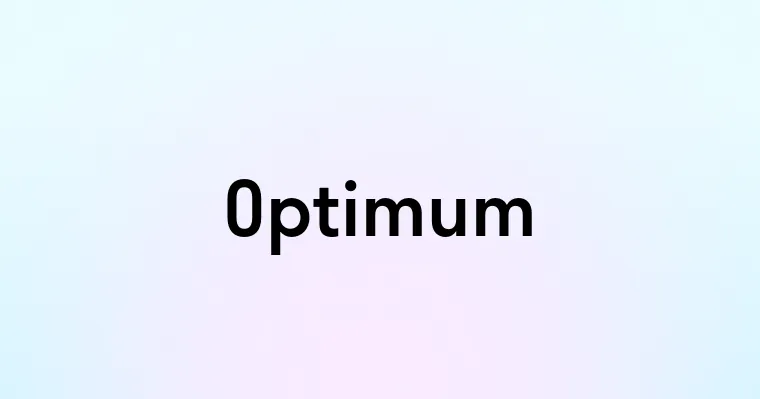 Optimum