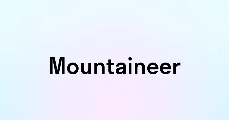 Mountaineer