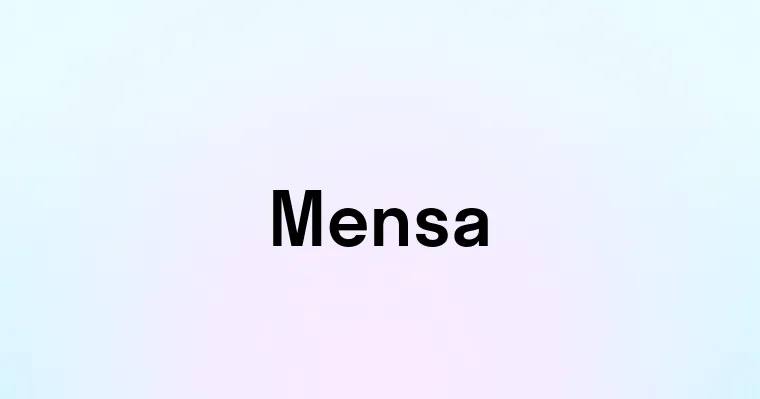 Mensa