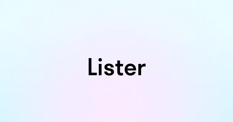 Lister