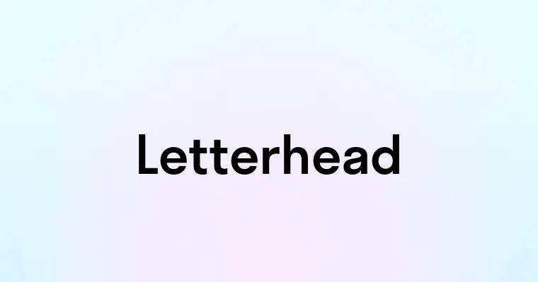 Letterhead