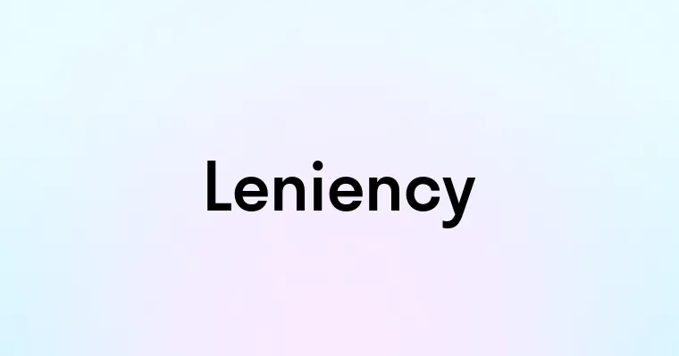 Leniency