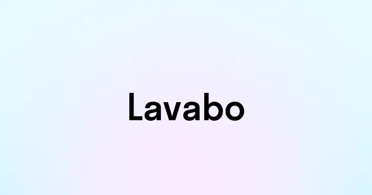 Lavabo