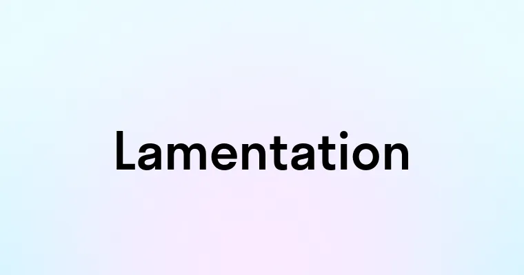 Lamentation