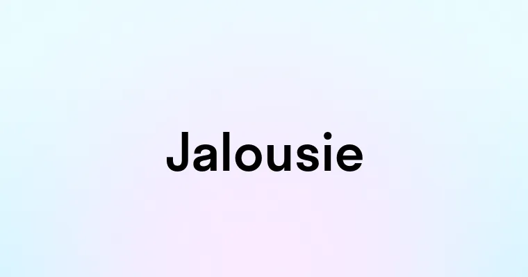 Jalousie