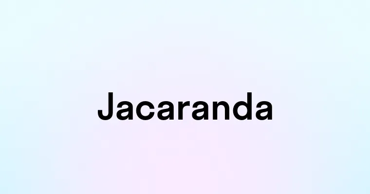 Jacaranda