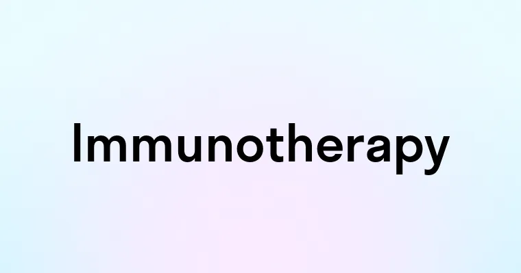 Immunotherapy