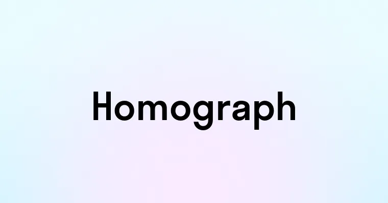 Homograph