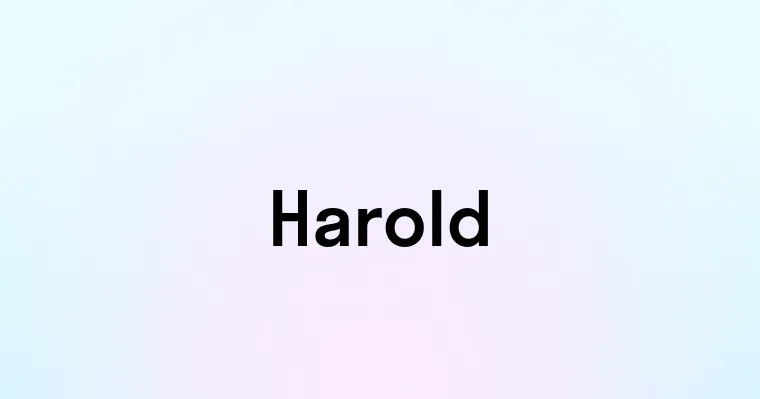 Harold