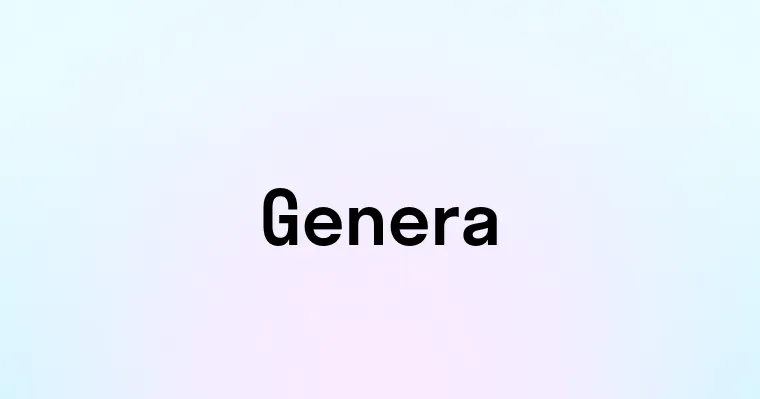 Genera