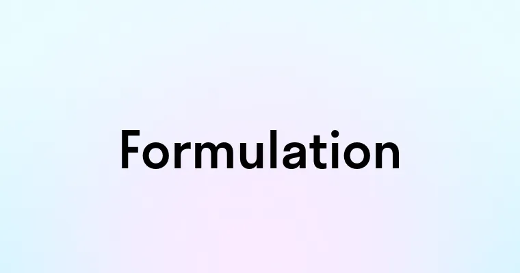 Formulation