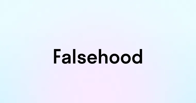 Falsehood