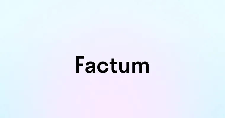 Factum