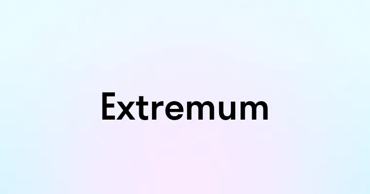 Extremum