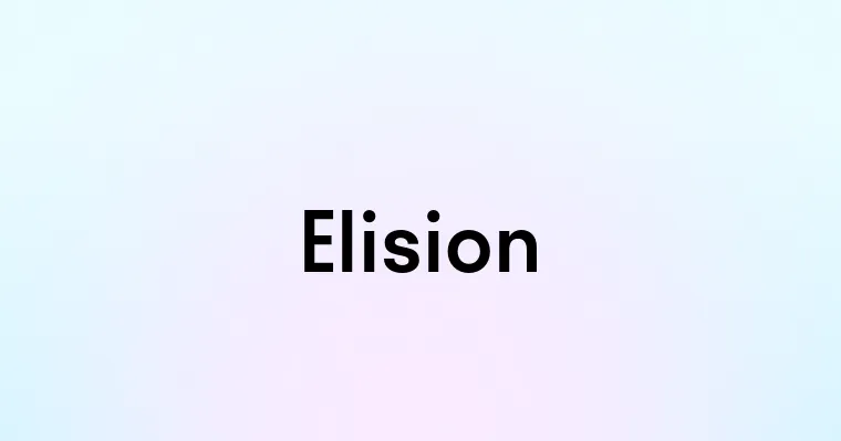 Elision