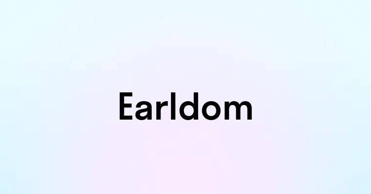 Earldom