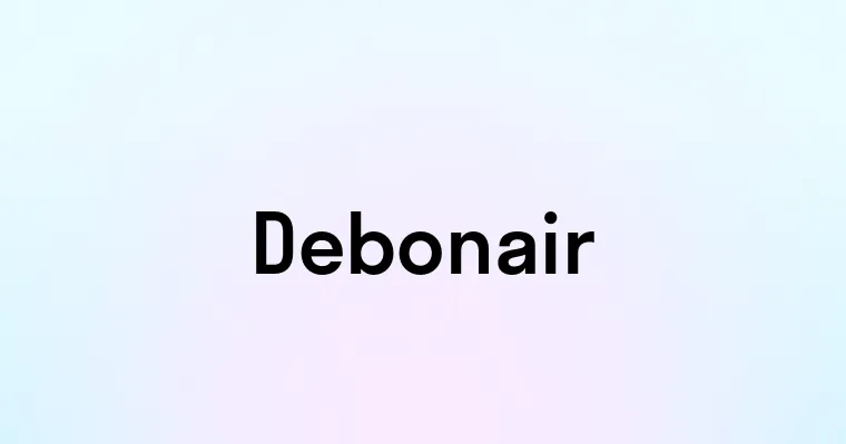 Debonair