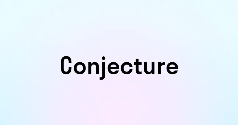 Conjecture