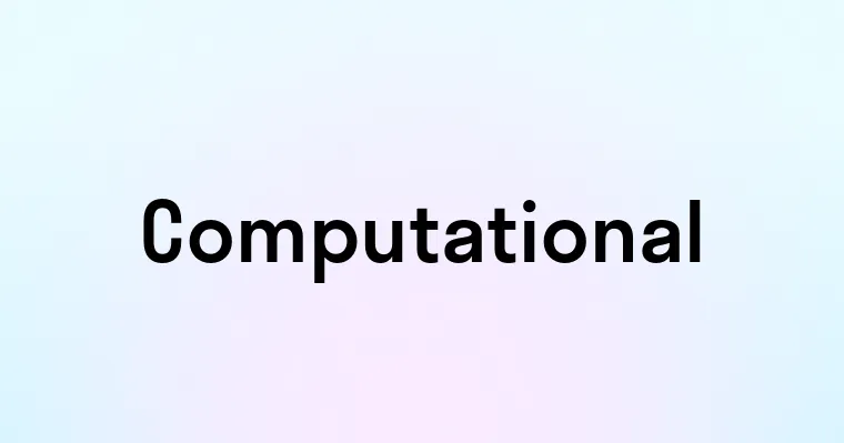 Computational