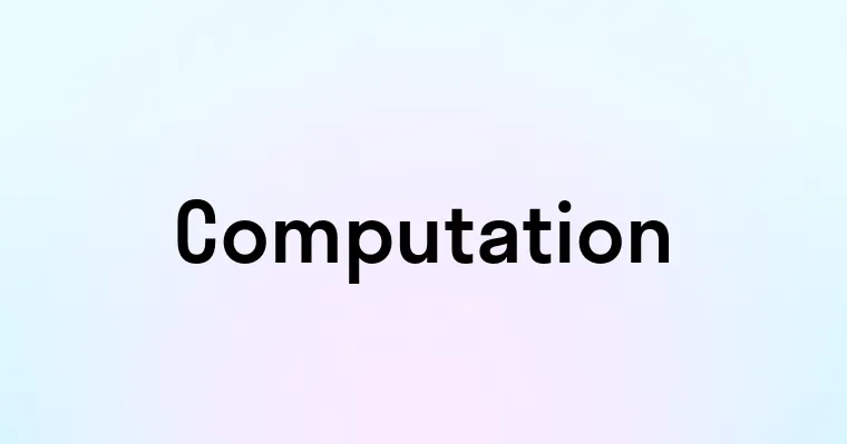 Computation