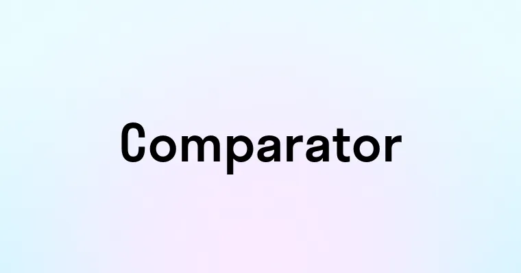 Comparator