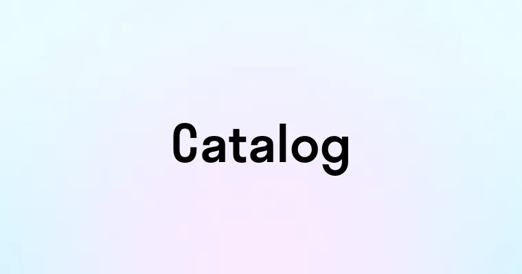 Catalog