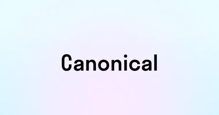 Canonical