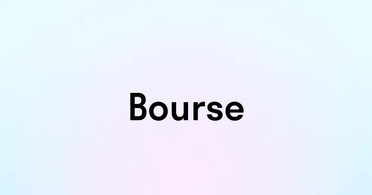 Bourse