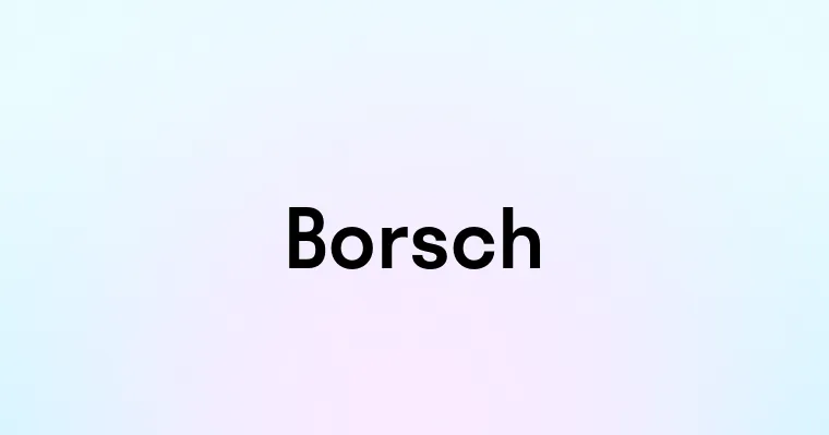 Borsch