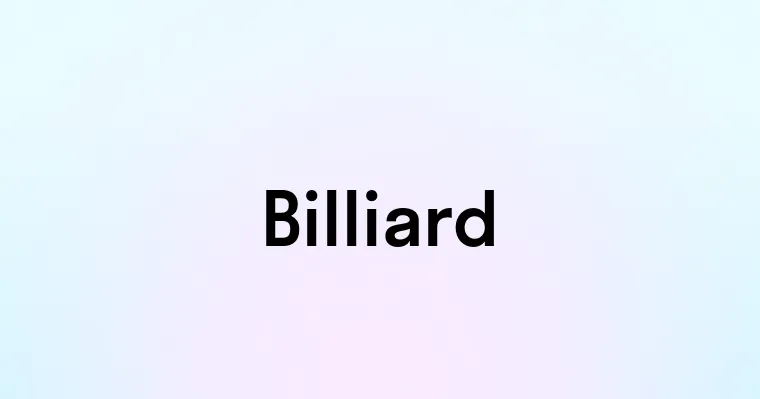 Billiard