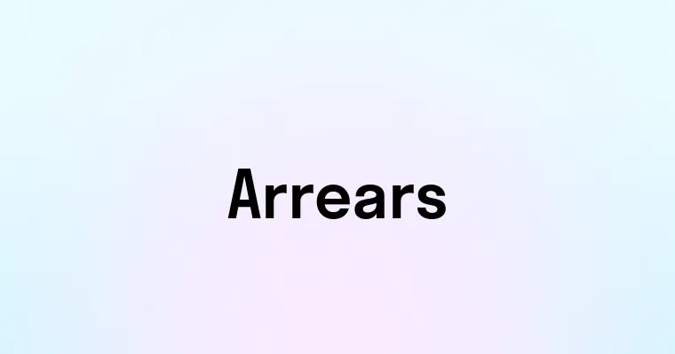 Arrears